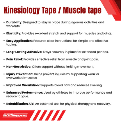 SAMSONS KINESIOLOGY TAPE